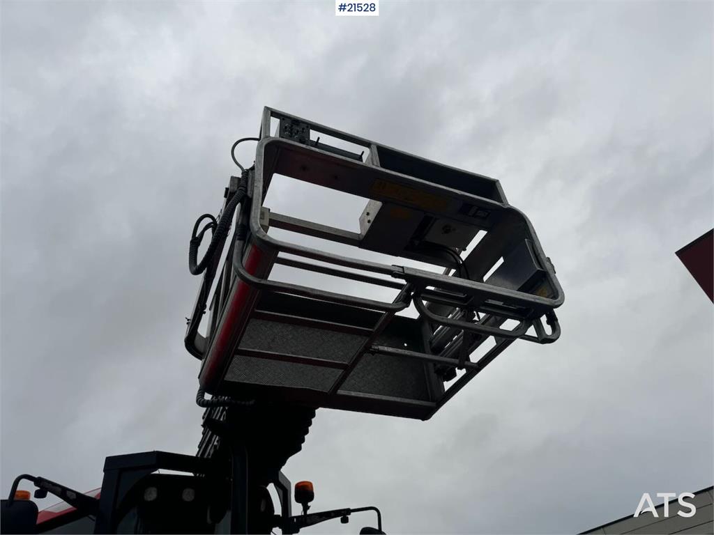 Huddig 1260C Backhoe w/ Palfinger crane, Lift, rototilt a