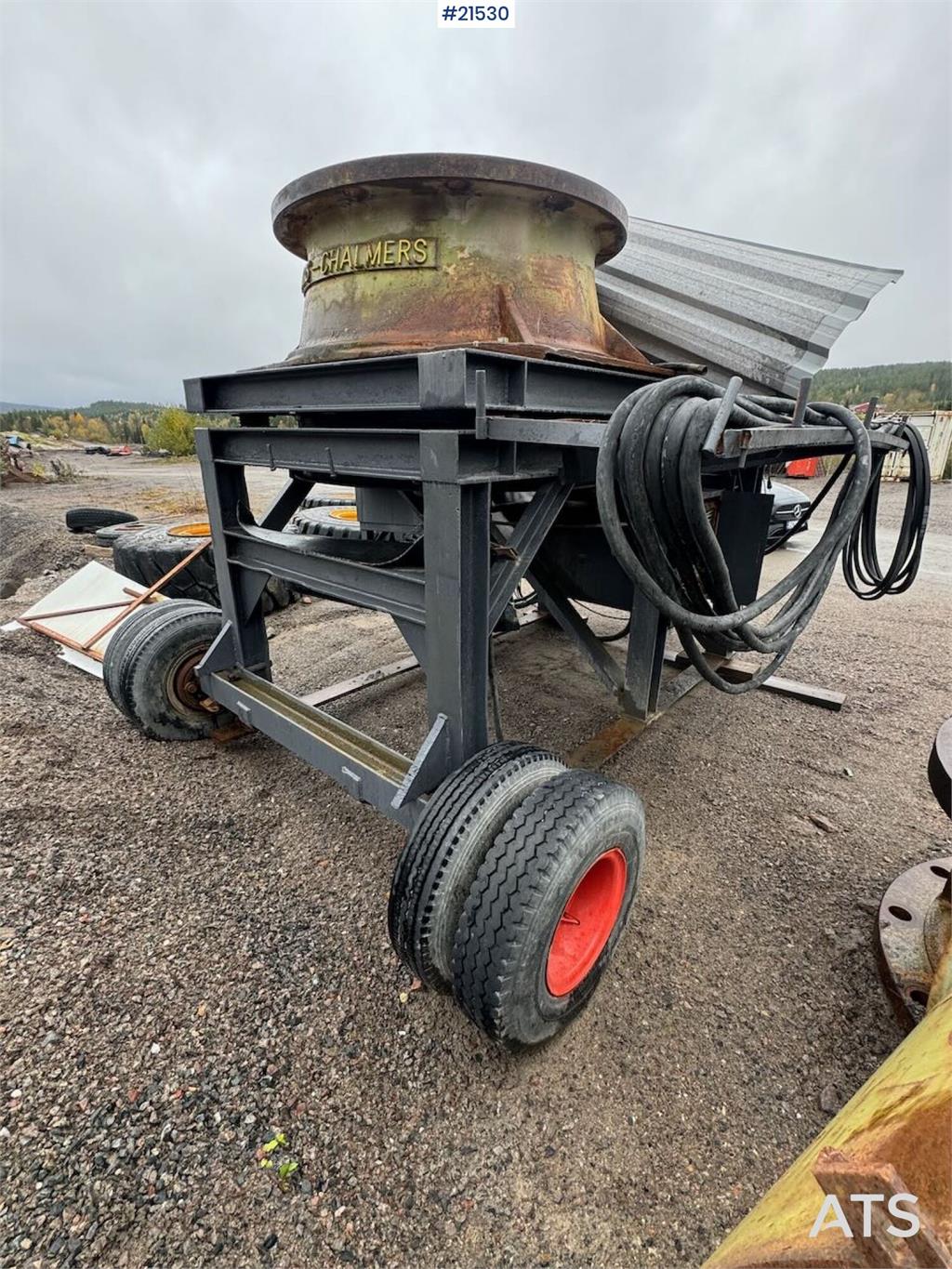 Svedala Arbrå 1336 spindle crusher with parts crusher.