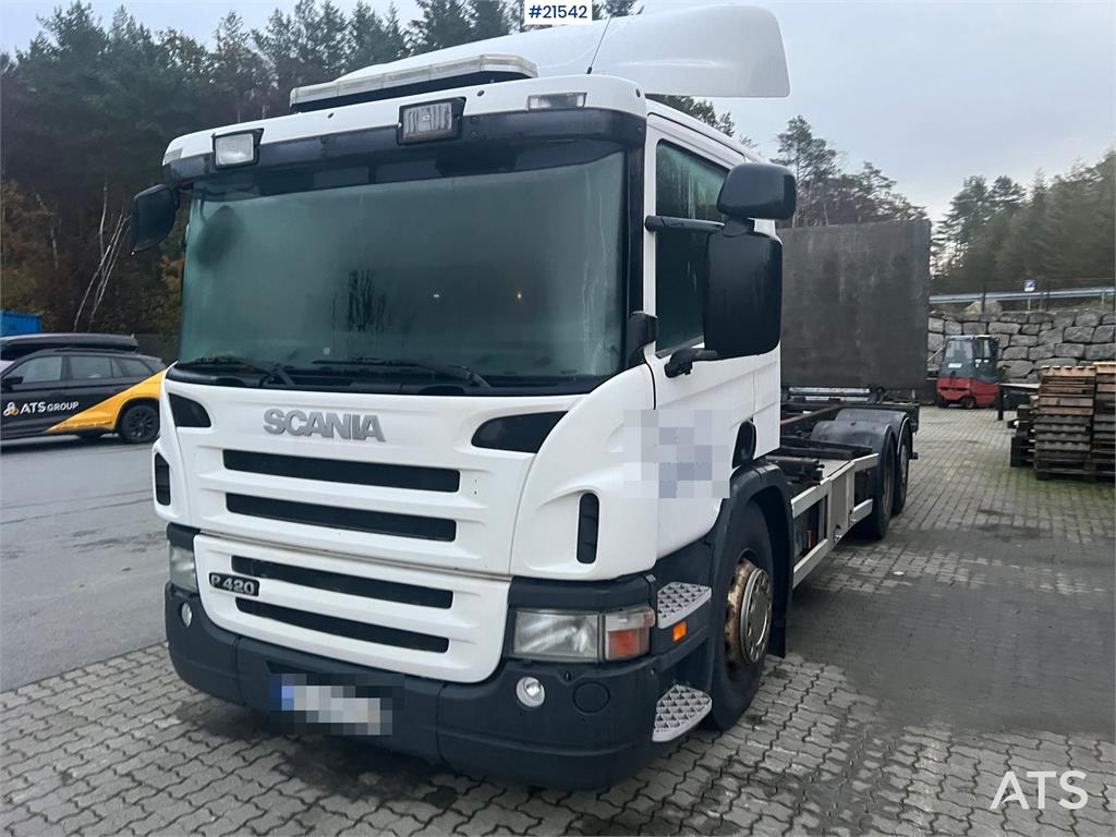 Scania P420 6x2 chassis w/ lift repair object