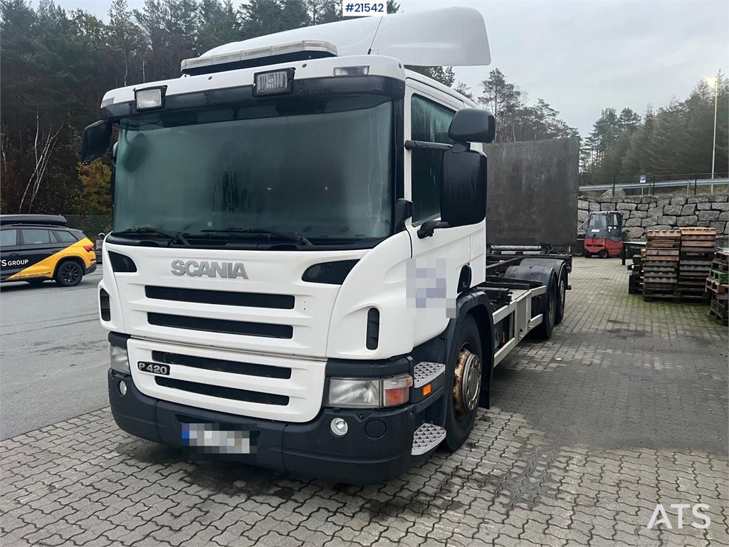 Scania P420 6x2 chassis w/ lift repair object