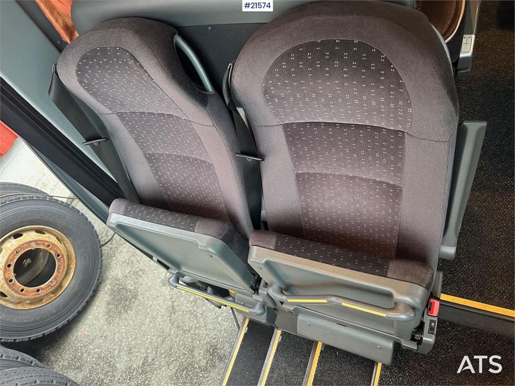 Setra S411 tour bus w/ 29+2+1 seats and winter tires. Lo