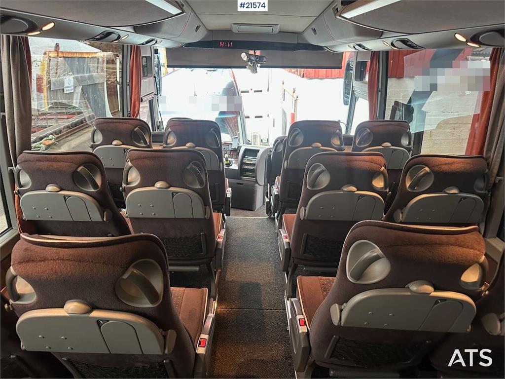 Setra S411 tour bus w/ 29+2+1 seats and winter tires. Lo