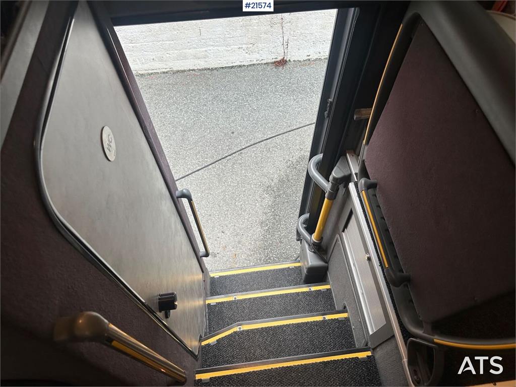 Setra S411 tour bus w/ 29+2+1 seats and winter tires. Lo
