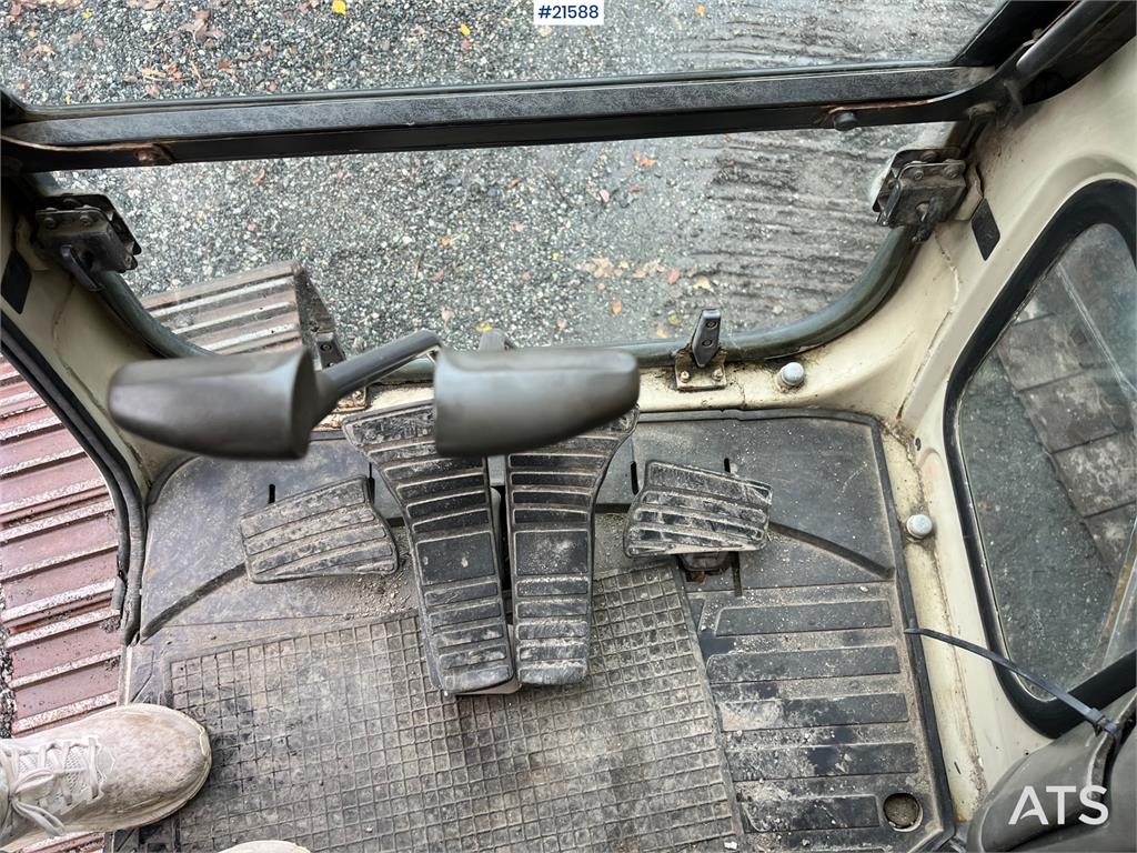 Kato HD 823 MR excavator w/ rototilt, sanding bucket, A