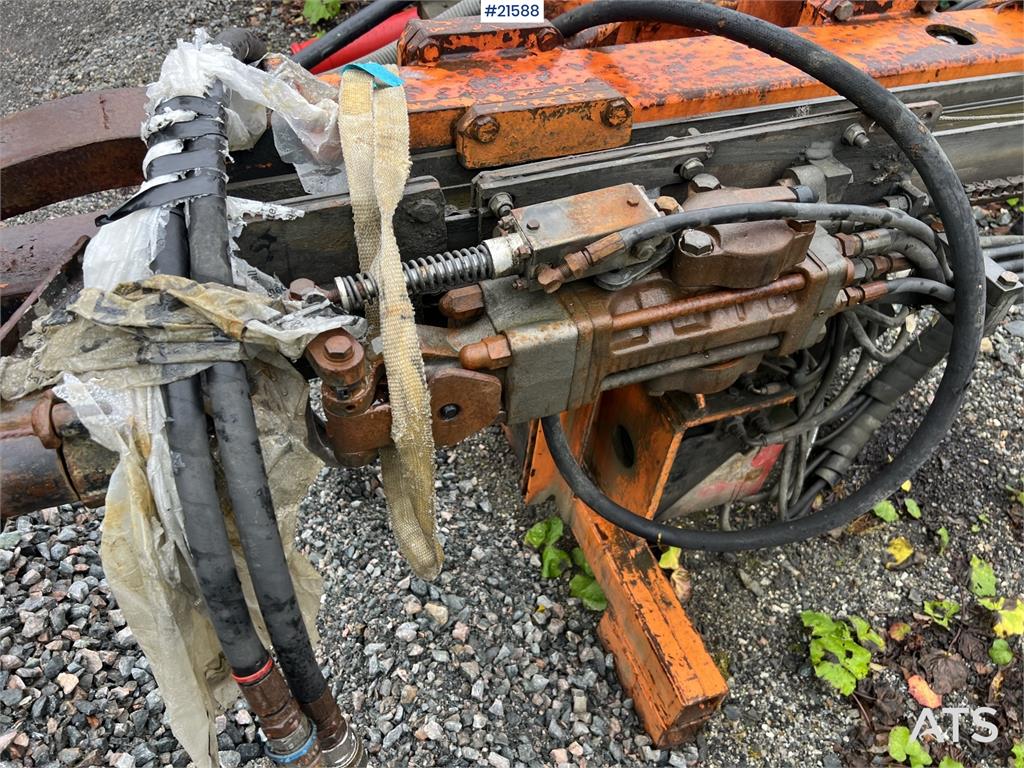 Kato HD 823 MR excavator w/ rototilt, sanding bucket, A