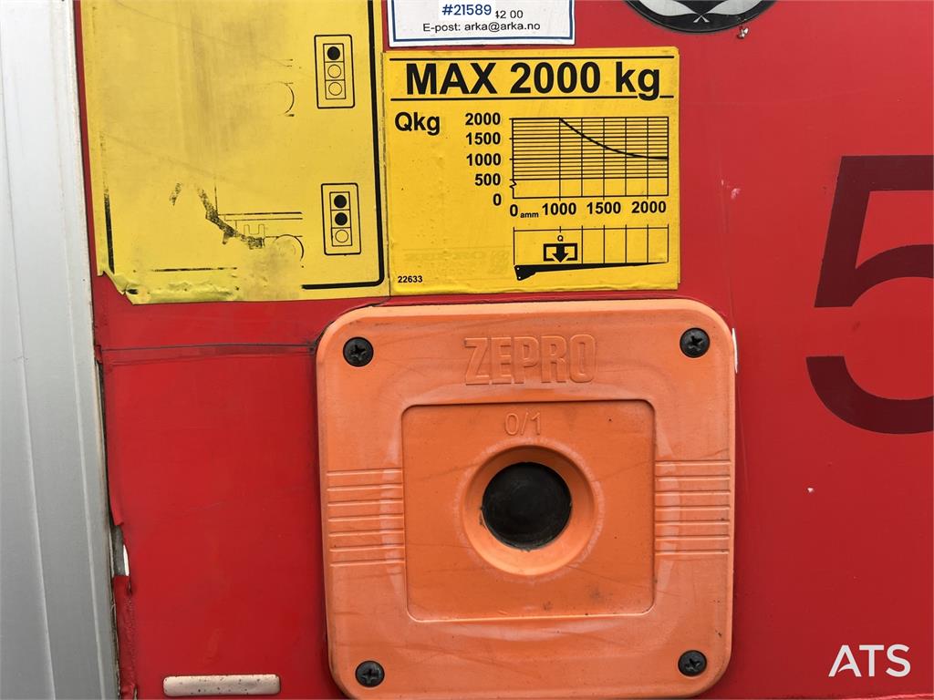 Scania R500 6x2 box truck w/ 2 temp refrigerator/freezer