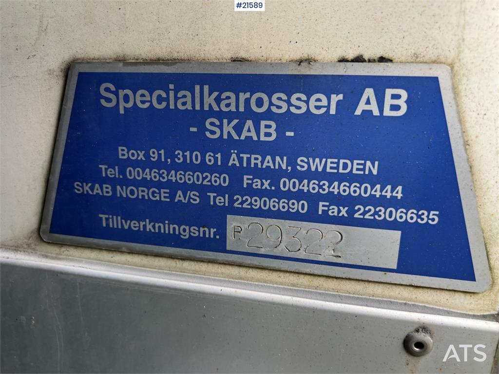 Scania R500 6x2 box truck w/ 2 temp refrigerator/freezer