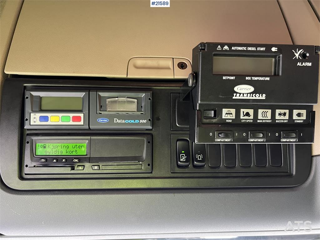 Scania R500 6x2 box truck w/ 2 temp refrigerator/freezer