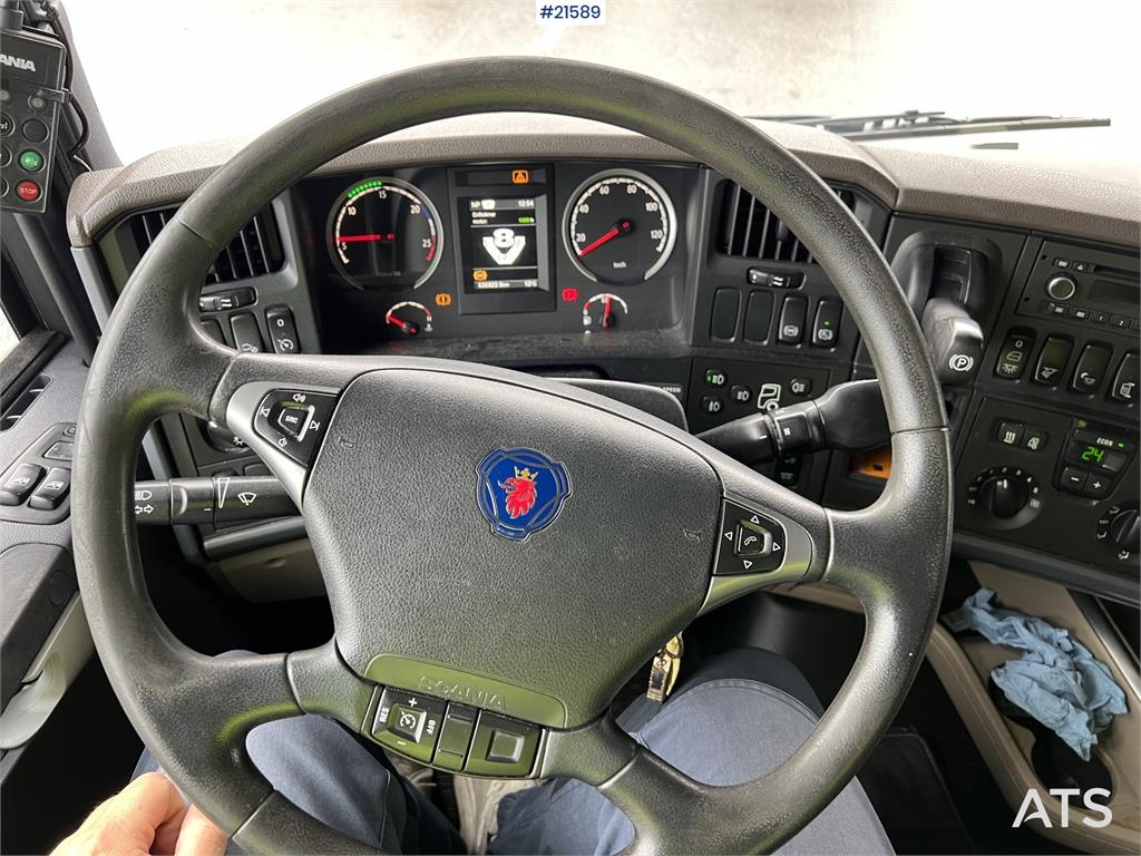 Scania R500 6x2 box truck w/ 2 temp refrigerator/freezer