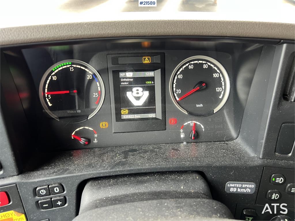 Scania R500 6x2 box truck w/ 2 temp refrigerator/freezer