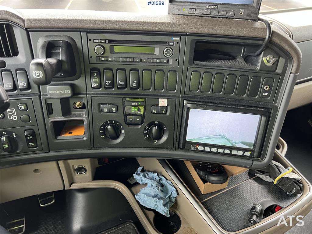 Scania R500 6x2 box truck w/ 2 temp refrigerator/freezer