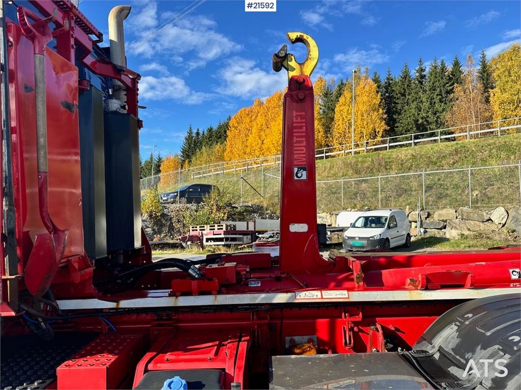 Volvo FMX540 8x4 Hook Truck.