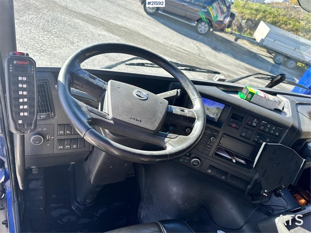 Volvo FMX540 8x4 Hook Truck.
