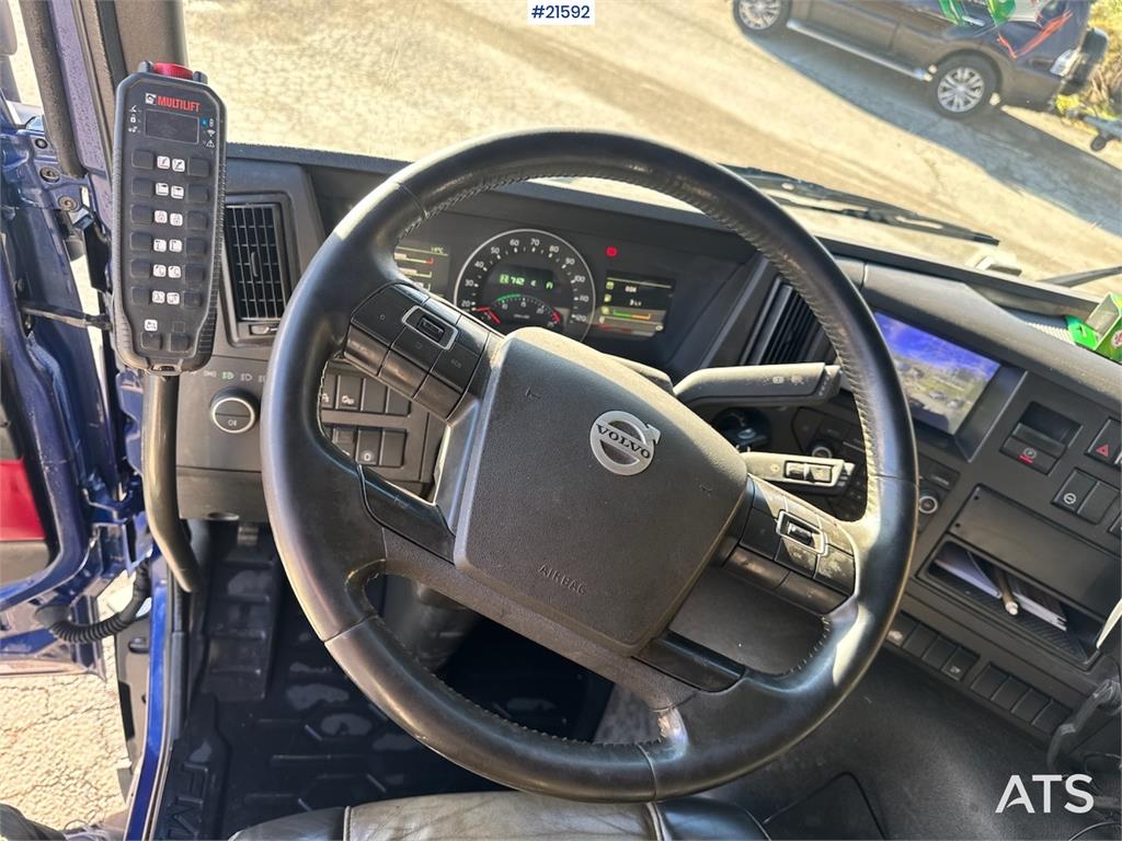 Volvo FMX540 8x4 Hook Truck.
