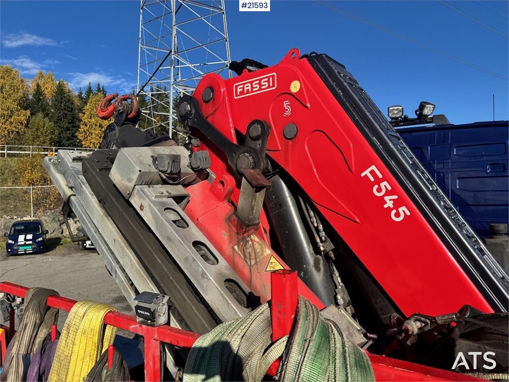 Volvo FH540 Combi truck w/ 54 t/m Fassi crane w/ Jib and
