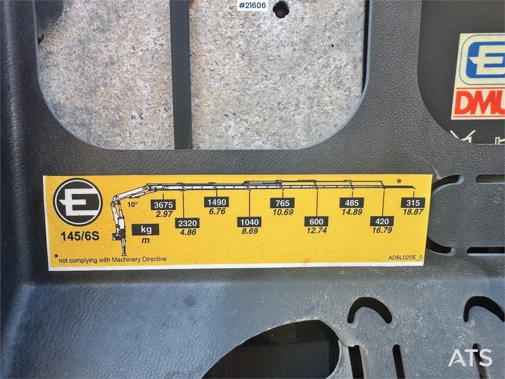 Volvo FE320 4x2 Crane truck w/ Effer 145 Crane.