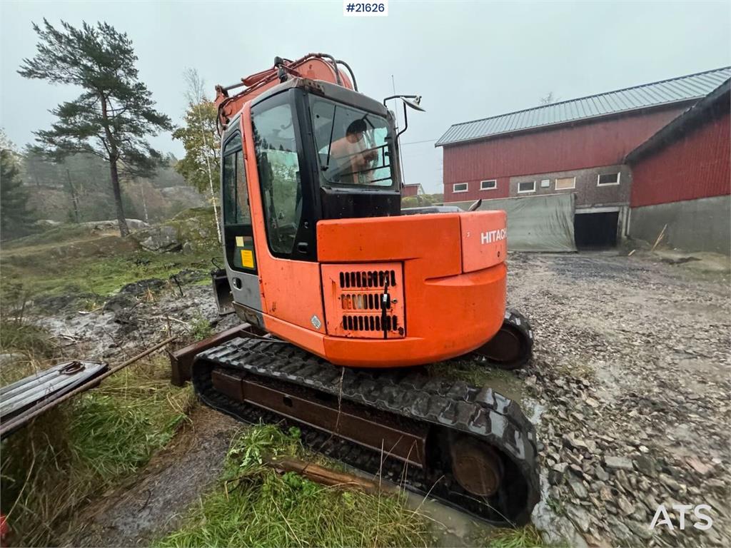 Hitachi ZX85 US Crawler Excavator w/ 2 Buckets WATCH VIDEO