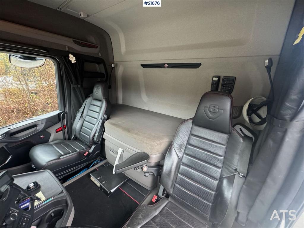 Scania R580 6x4 Tipper Truck with Snow Plow Setup