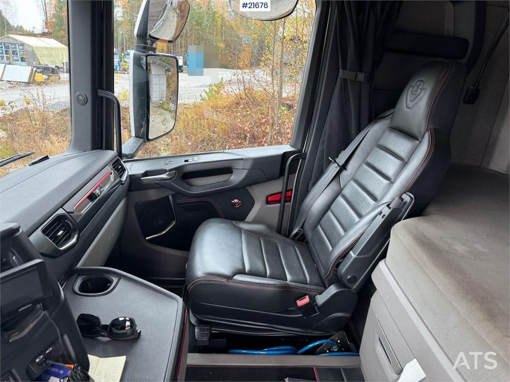 Scania R580 6x4 Tipper Truck with Snow Plow Setup