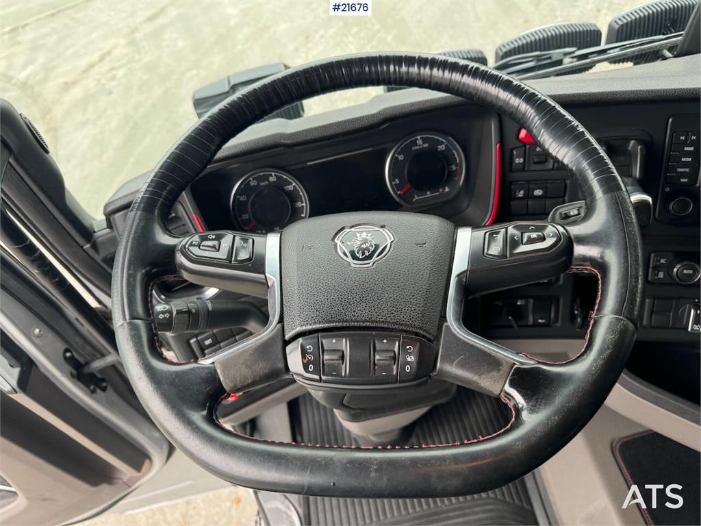 Scania R580 6x4 Tipper Truck with Snow Plow Setup