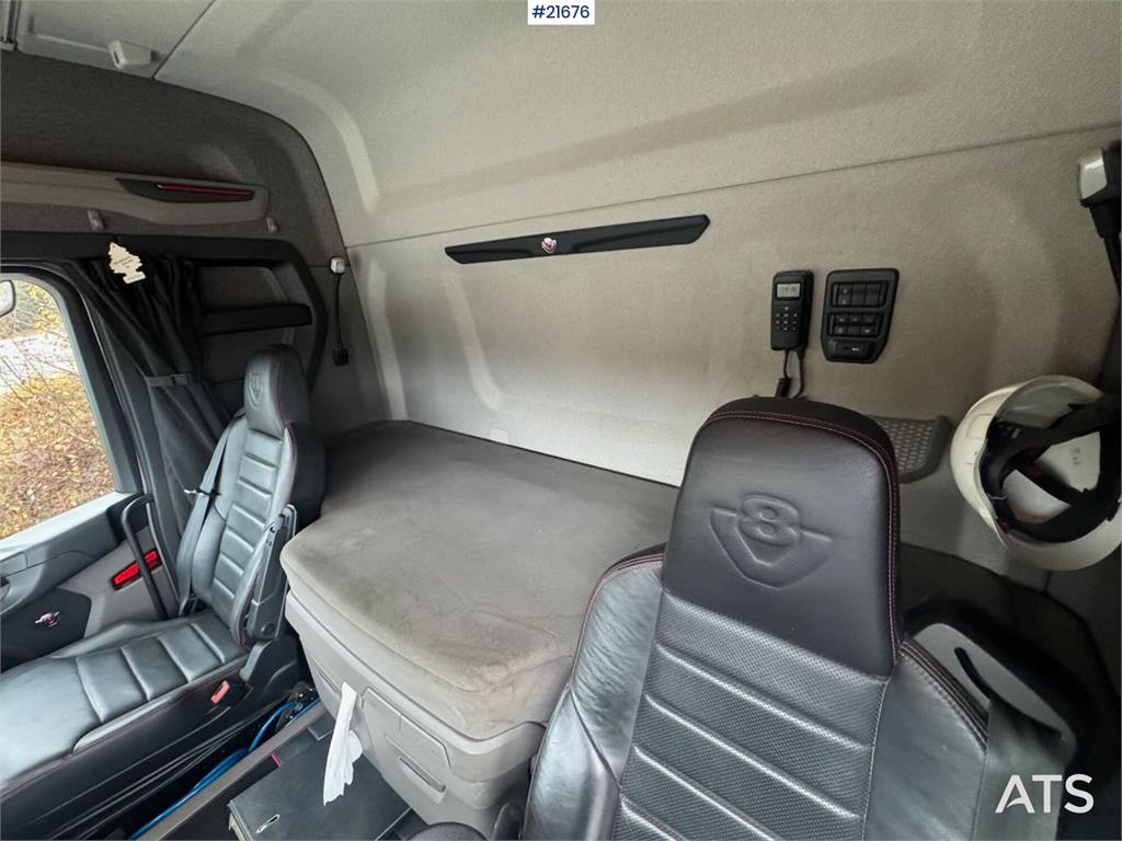 Scania R580 6x4 Tipper Truck with Snow Plow Setup