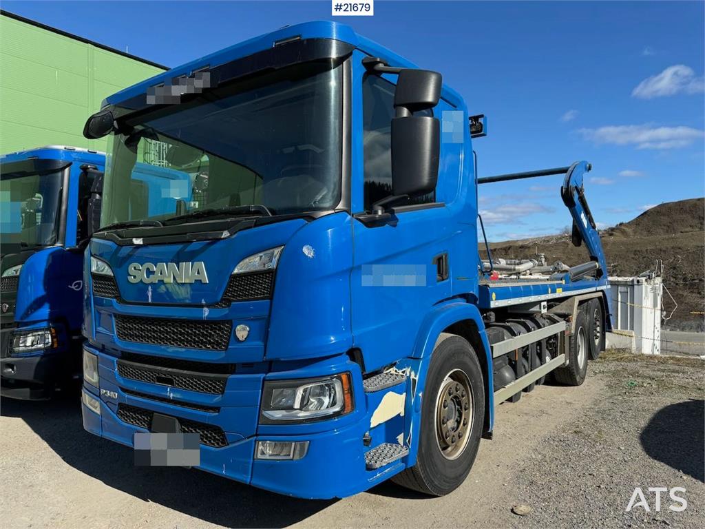 Scania P340 6x2 Skip Loader with Joab Body WATCH VIDEO