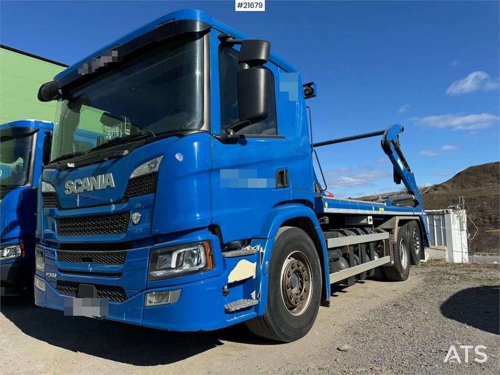 Scania P340 6x2 Skip Loader with Joab Body WATCH VIDEO