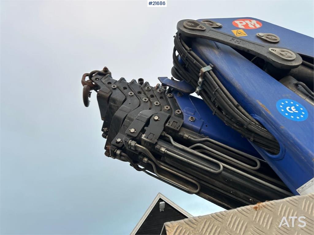 Volvo FM12 Globetrotter 6x4 crane truck w/ rear mounted