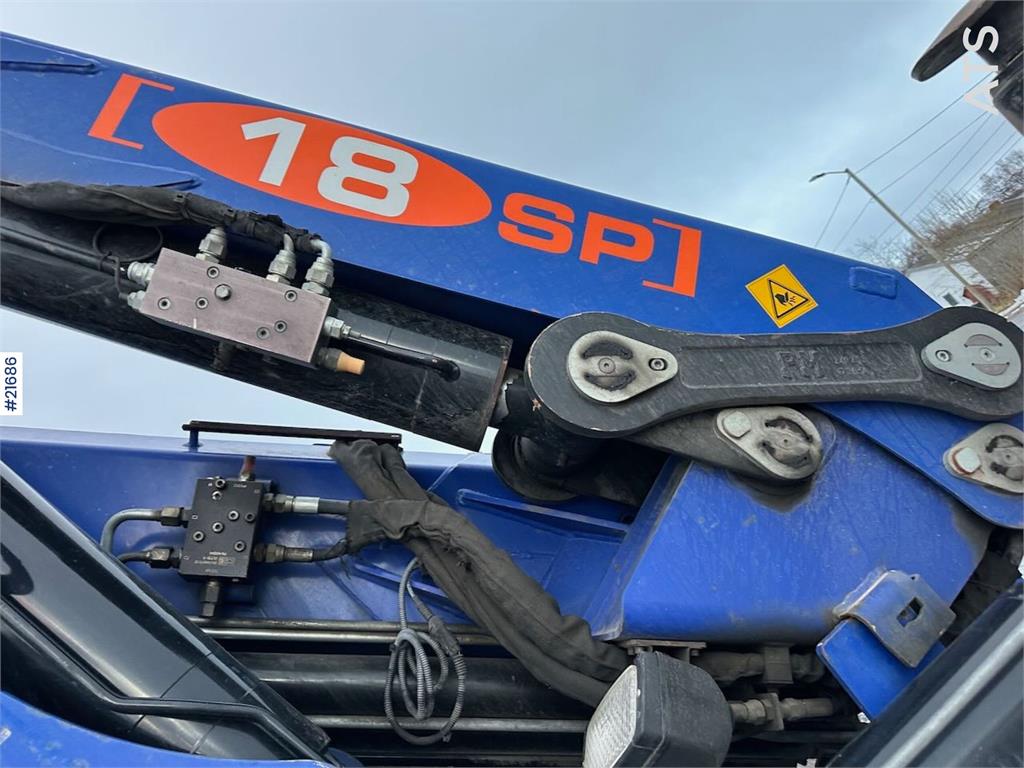 Volvo FM12 Globetrotter 6x4 crane truck w/ rear mounted