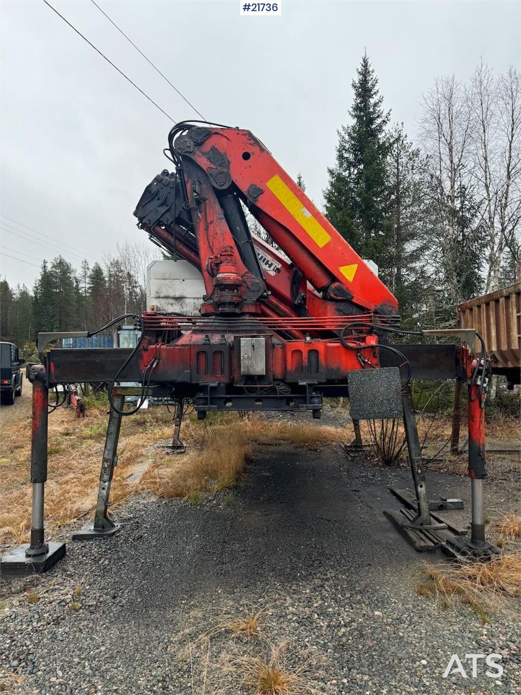 Volvo FL12 with 22 t/m Palfinger Crane, Timber Platform,