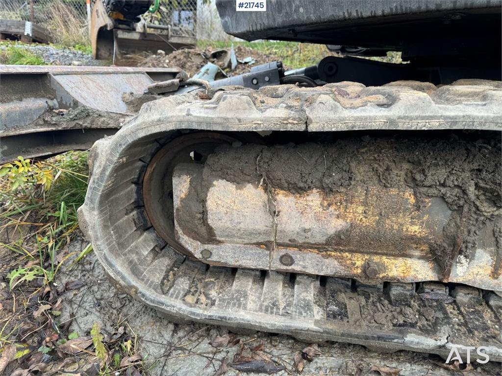 Volvo ECR58D Tracked Excavator with Tilt and Bucket