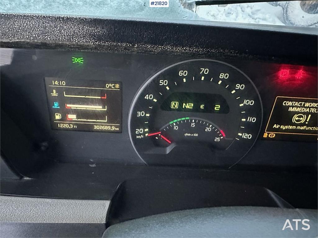 Volvo FH540 8x4 tipper w/ new dual clutch.