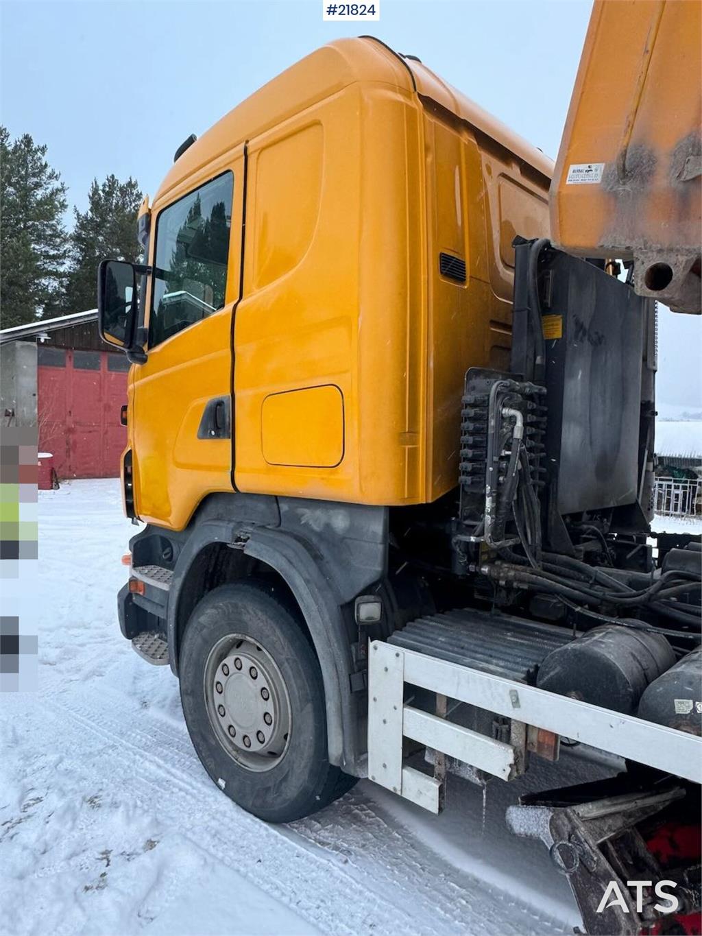 Scania R500 Tipper Truck, Snow Plow Equipped, with Underb