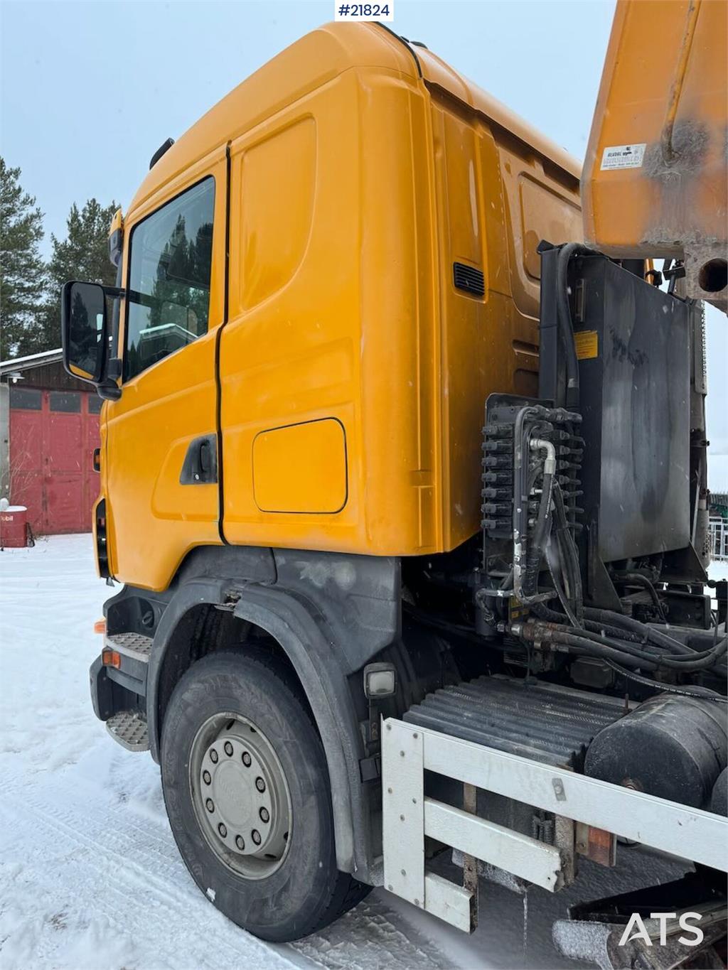 Scania R500 Tipper Truck, Snow Plow Equipped, with Underb