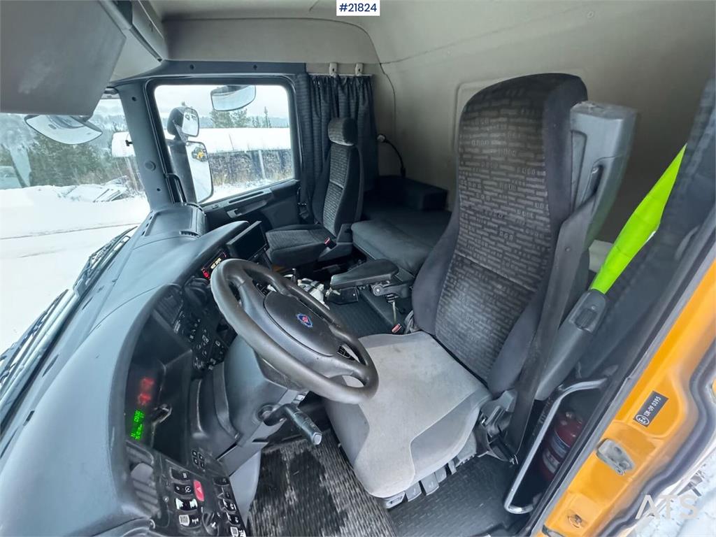 Scania R500 Tipper Truck, Snow Plow Equipped, with Underb