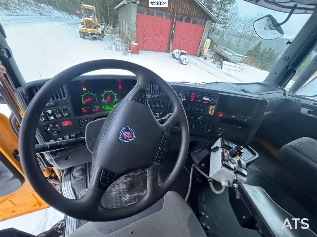 Scania R500 Tipper Truck, Snow Plow Equipped, with Underb