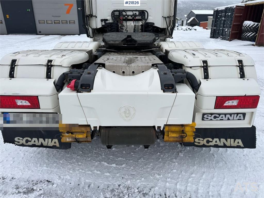 Scania R730 6x2 tractor unit w/ hydraulics. WATCH VIDEO.