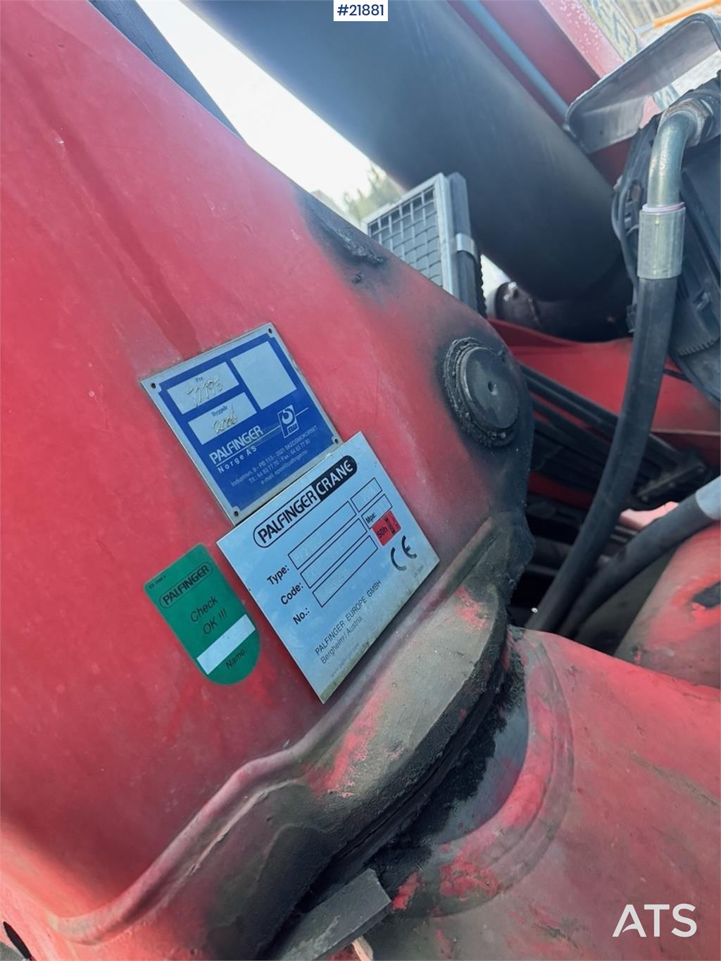 Volvo FM12 6x2 Crane Truck w/ 23 t/m Palfinger Crane WAT