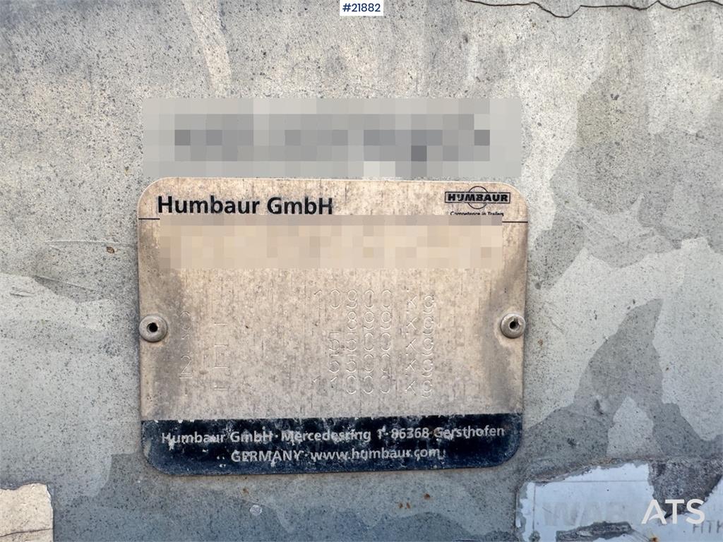 Atlas Copco Y35 Air Compressor on Humbaur chassis.