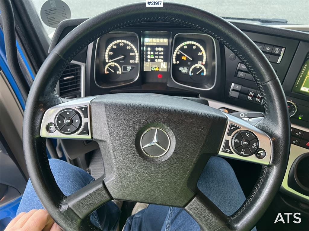 Mercedes-Benz Actros 6x2 flatbed truck w/ 2012 konar 2 axle flat