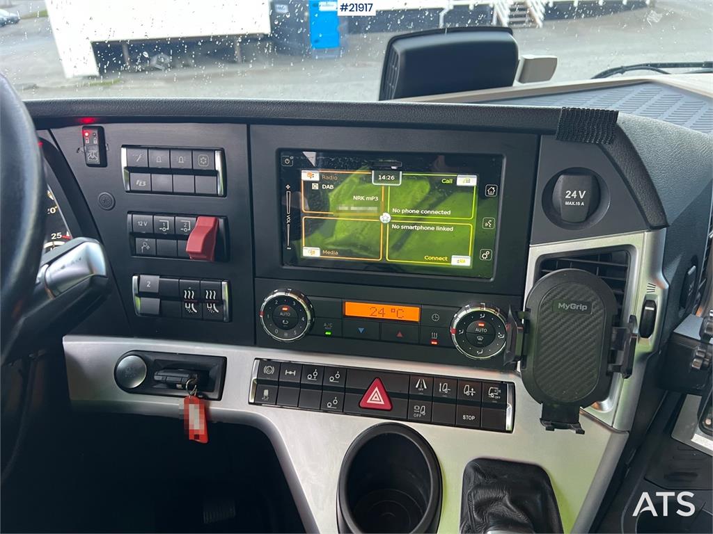 Mercedes-Benz Actros 6x2 flatbed truck w/ 2012 konar 2 axle flat