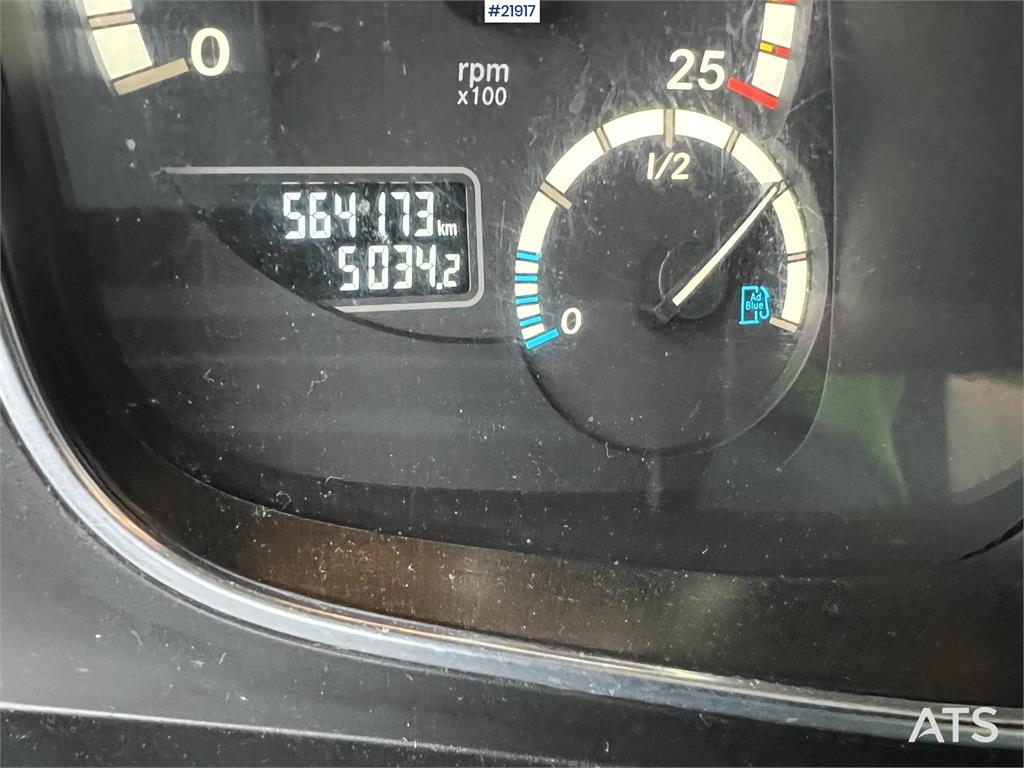 Mercedes-Benz Actros 6x2 flatbed truck w/ 2012 konar 2 axle flat