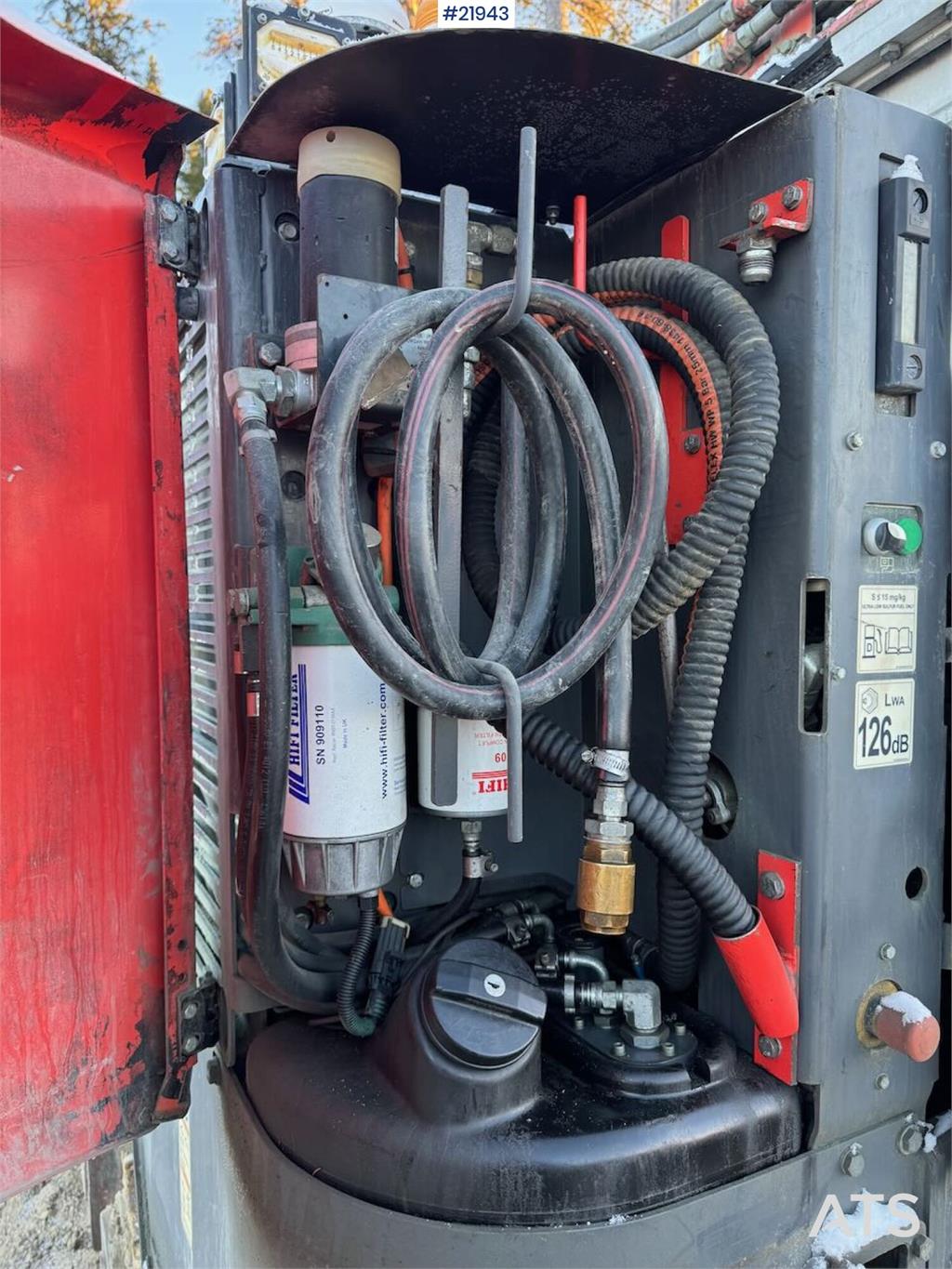 Sandvik Dino DC400RI drilling rig. Overhauled engine and h