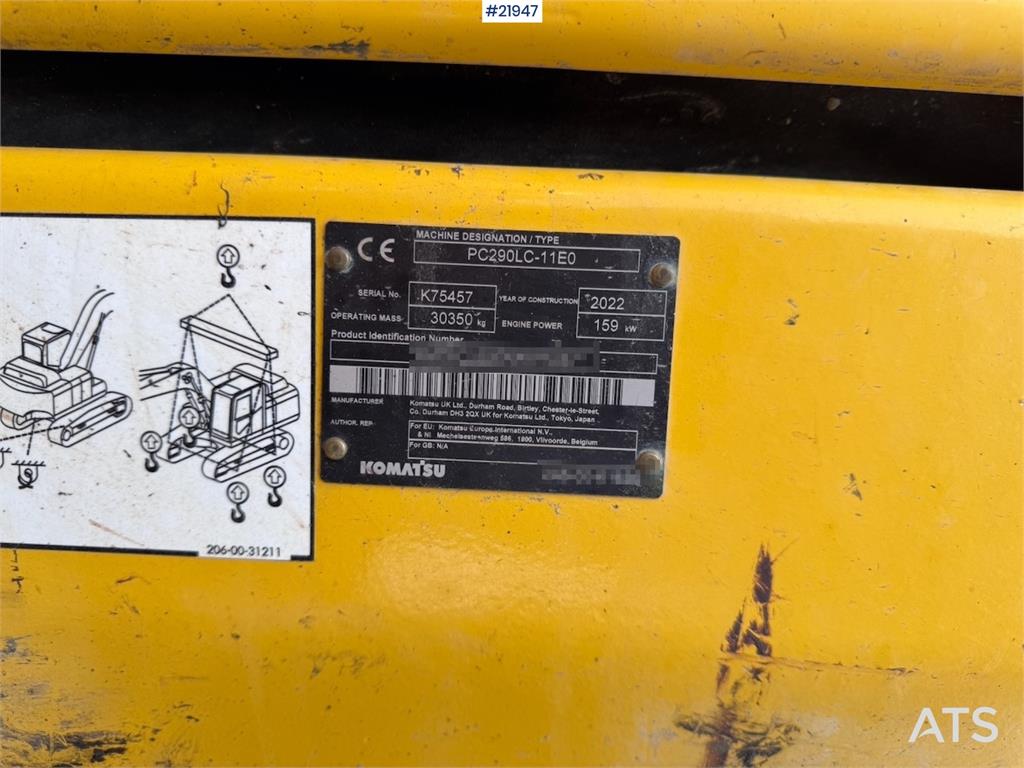 Komatsu PC290 LC-11E0 with GPS