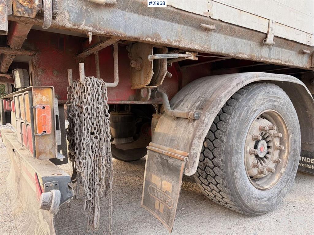 Tyllis L3 3-axle flatbed semi-trailer with side boards Re