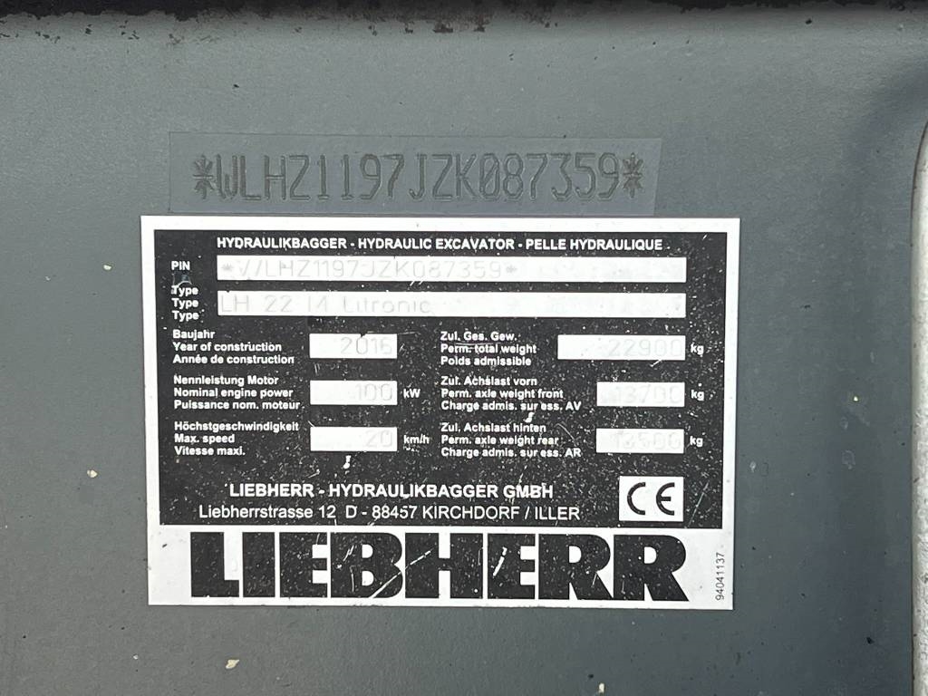Liebherr LH 22 M Litronic