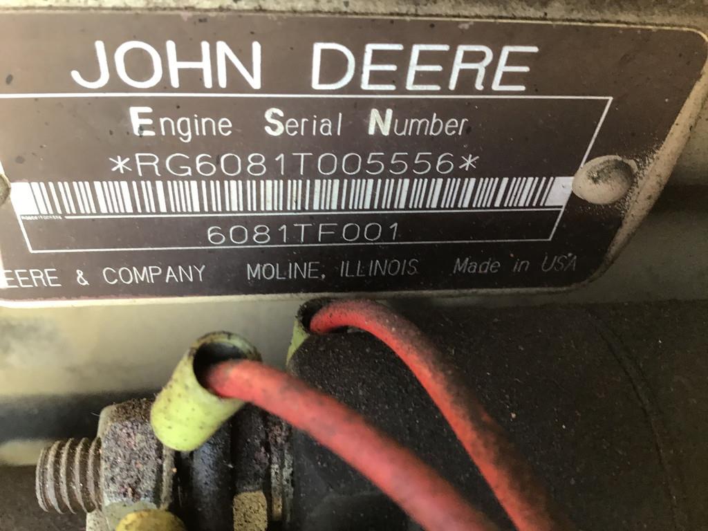 John Deere 6081TF001 GENERATOR 125KW USED