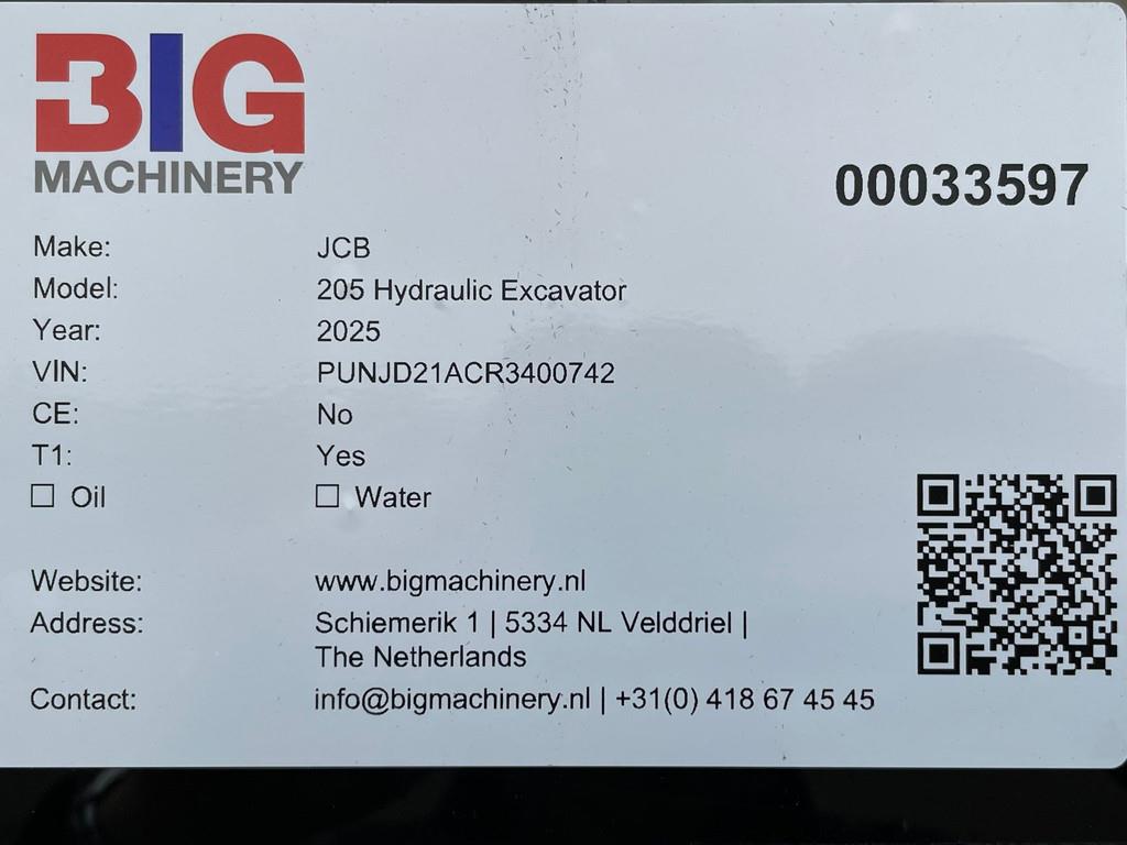 JCB 205 Hydraulic Excavator