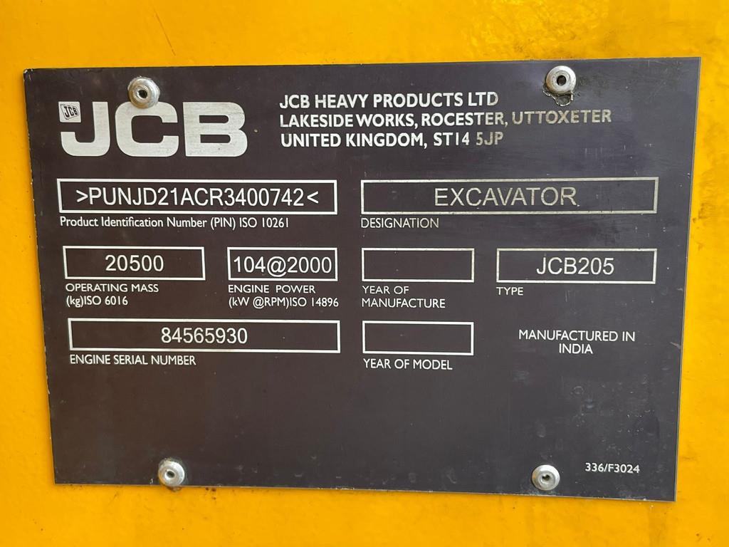 JCB 205 Hydraulic Excavator