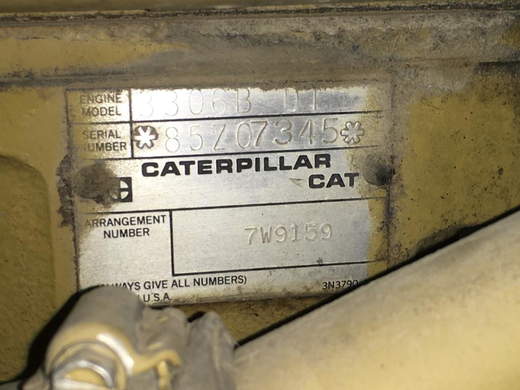 CAT 3306B GENERATOR 225KVA USED
